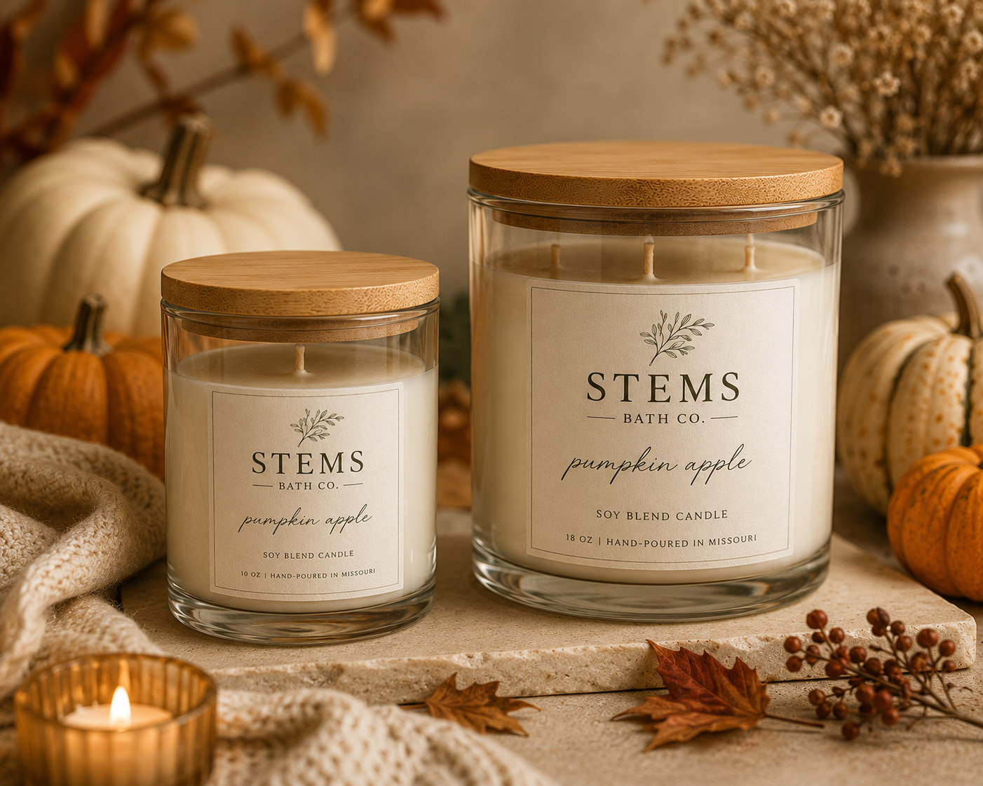Pumpkin Apple Candle