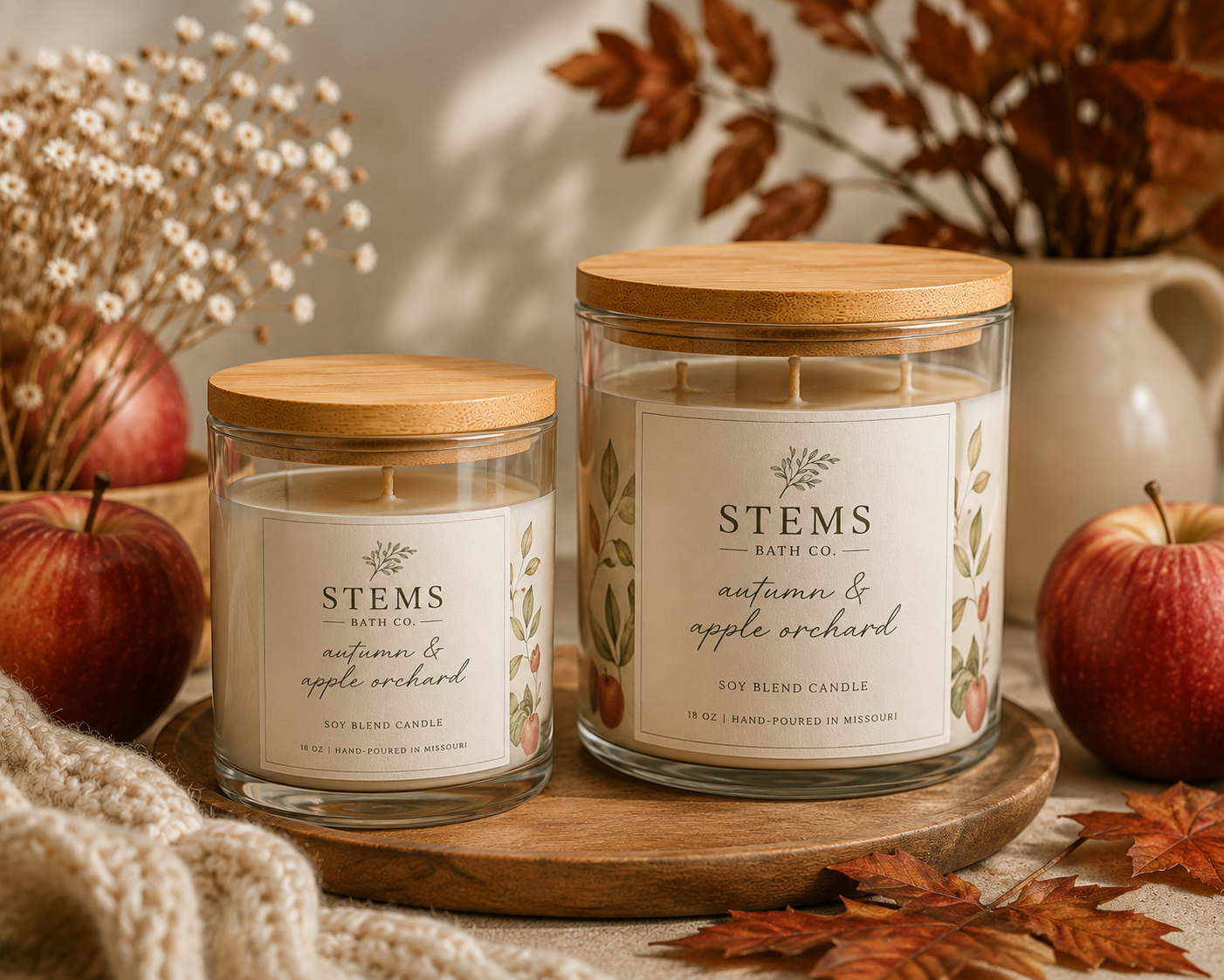 Autumn and Apple Orchard Candle