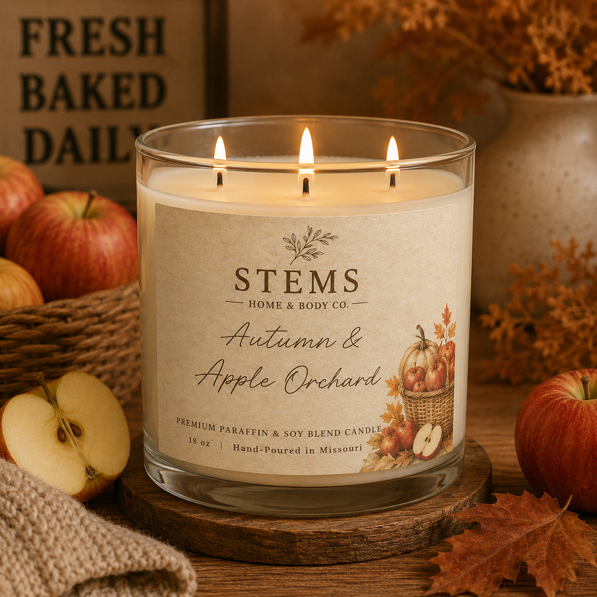 Autumn and Apple Orchard Candle