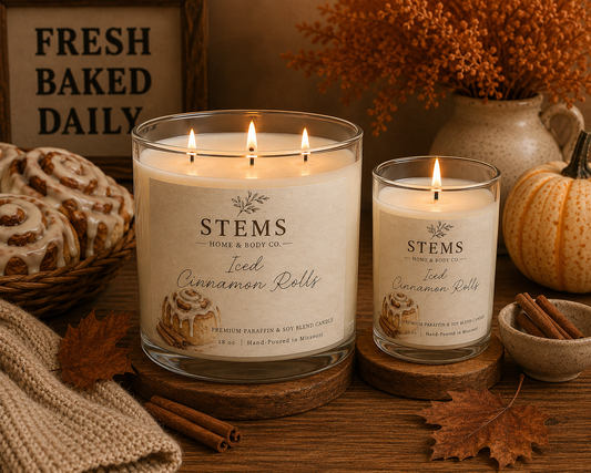 Iced Cinnamon Rolls Candle
