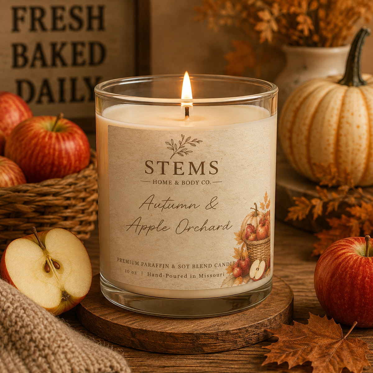 Autumn and Apple Orchard Candle