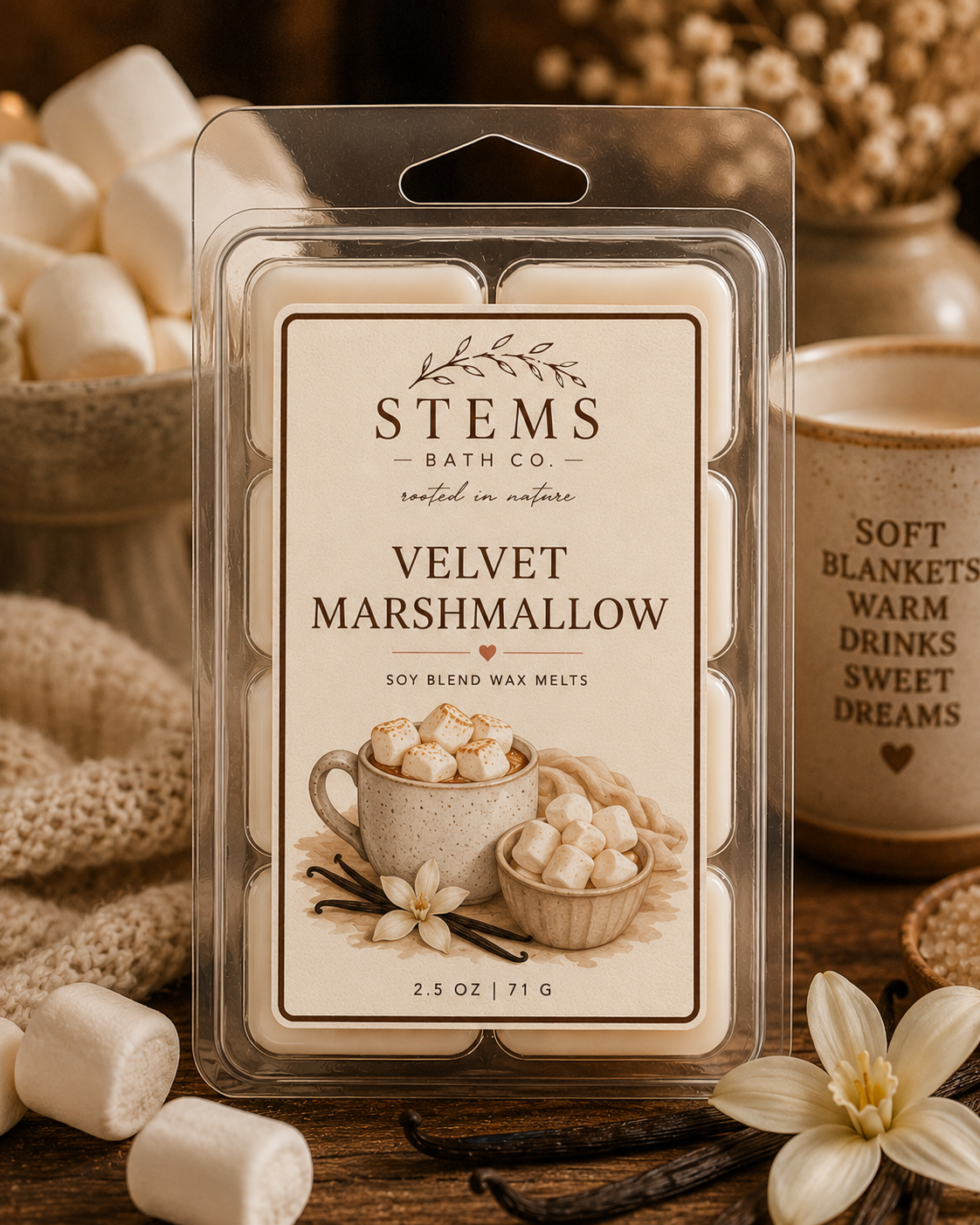 Velvet Marshmallow Wax Melts